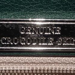 Brand New Crocodile Skin Ladies Side Bag