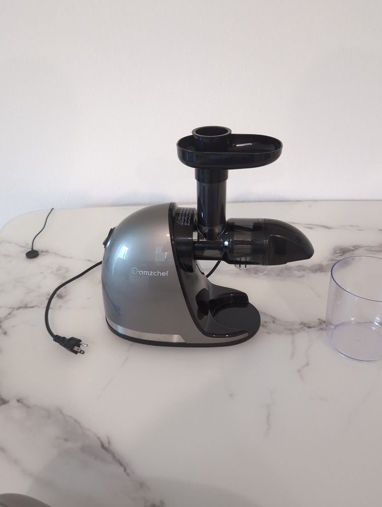 Masticating Juicer Machines, AMZCHEF Slow Cold Press Juicer with Reverse Function