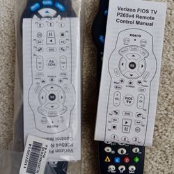New! Set Of 2 Remote Controls - Verizon Fios TV P265v4