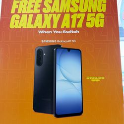 FREE Samsung Galaxy A17 5G when you switch