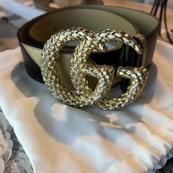 Gucci Colorblock Belt Size 85