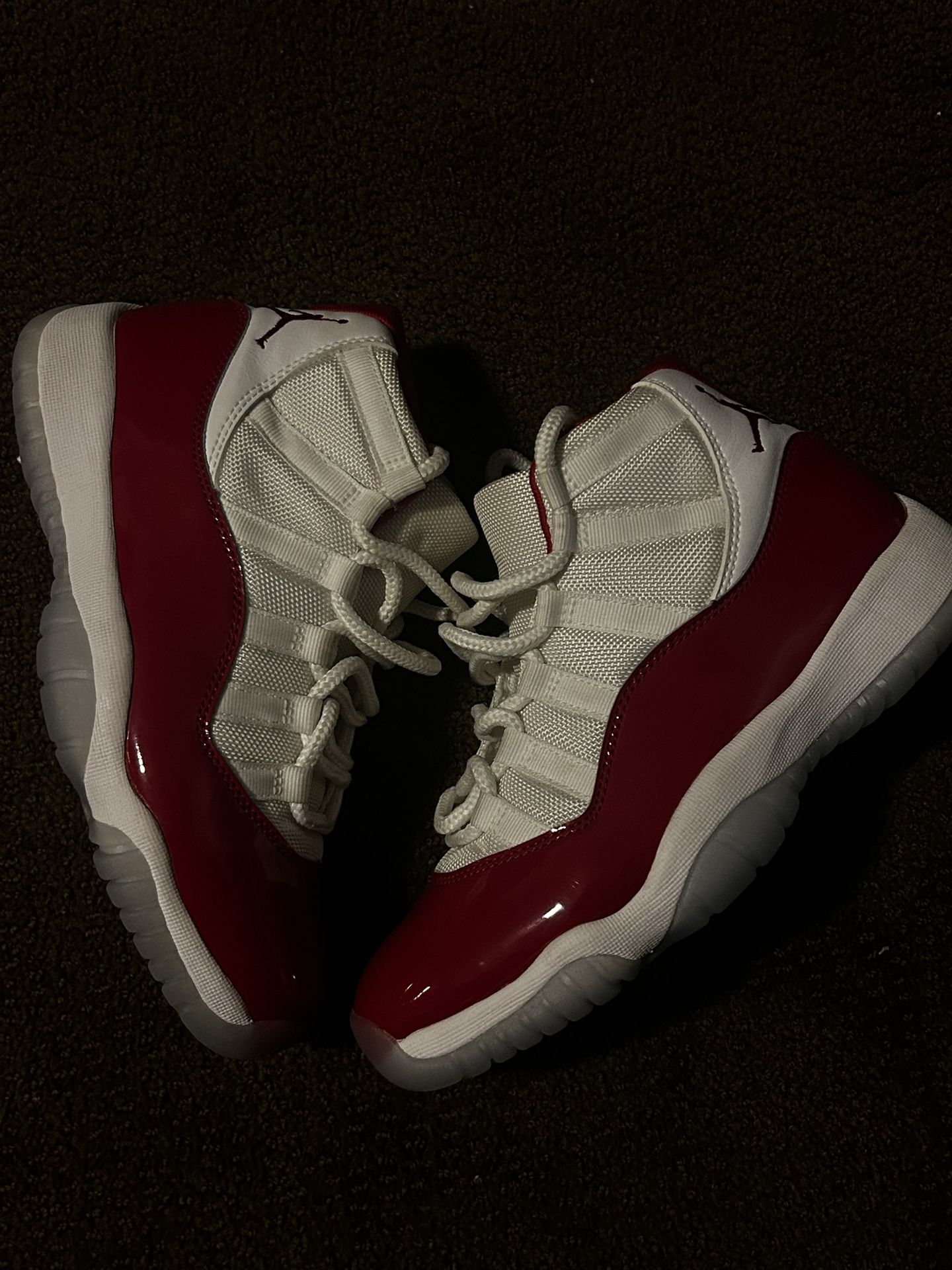 Jordan 11 Cherry High Tops