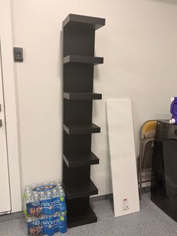 Black Wood IKea Shelf