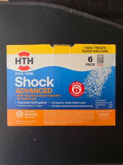 HTH Pool Care Shock Advanced 6-Pack