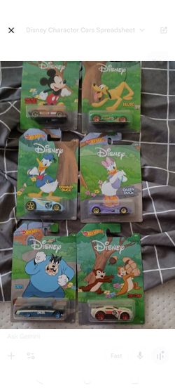2024 Hot Wheels Disney Character Cars