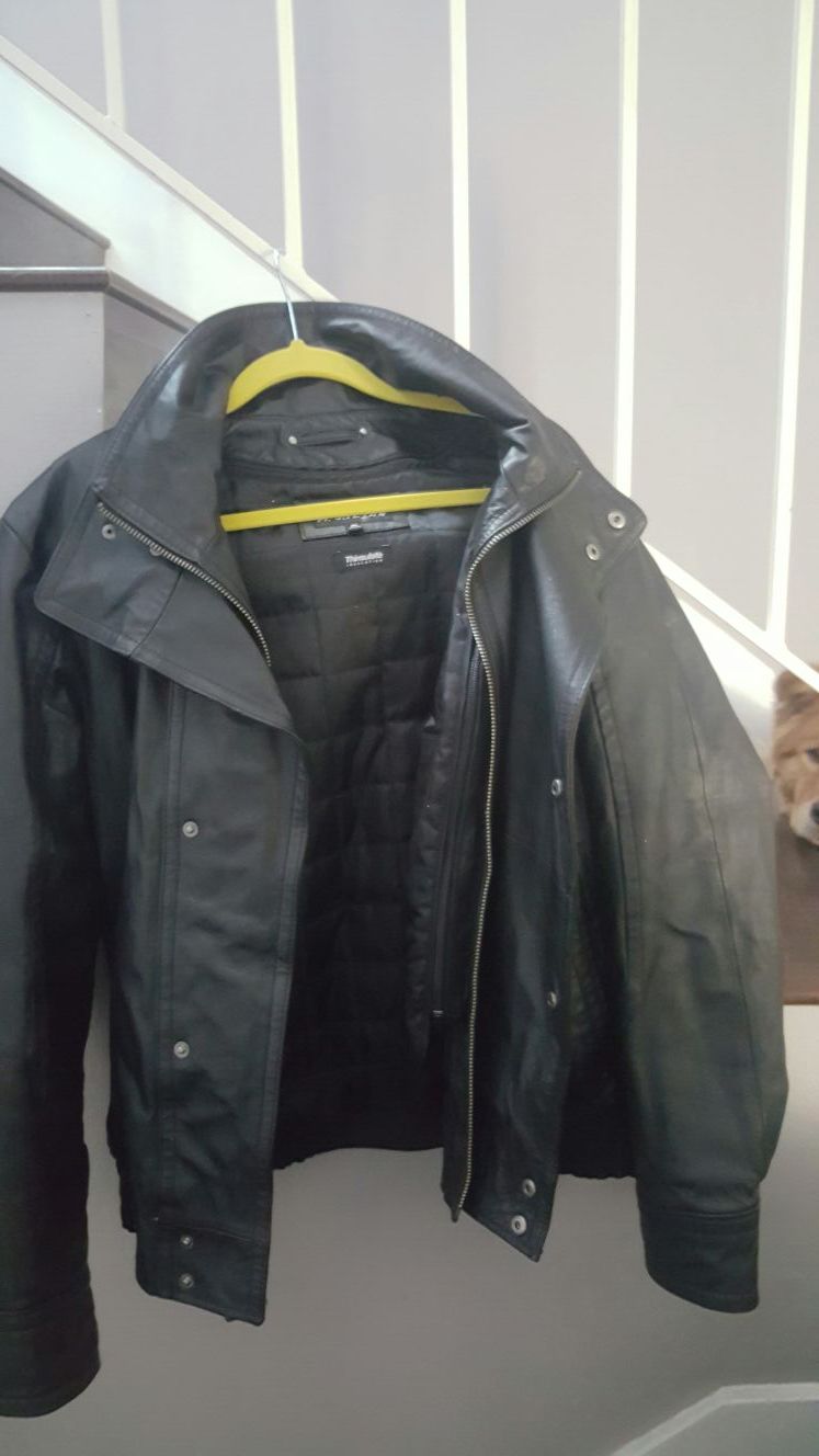 Wilson Leather black jacket size M