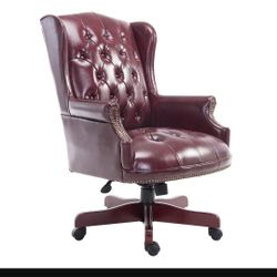 HOMCOM LUXURY PURPLE LEATHER STUDDED MOBILE LOUNGE CHAIR