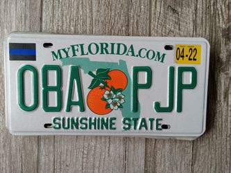 Vintage Florida Tag