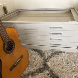 Metal Flat File Cabinet 