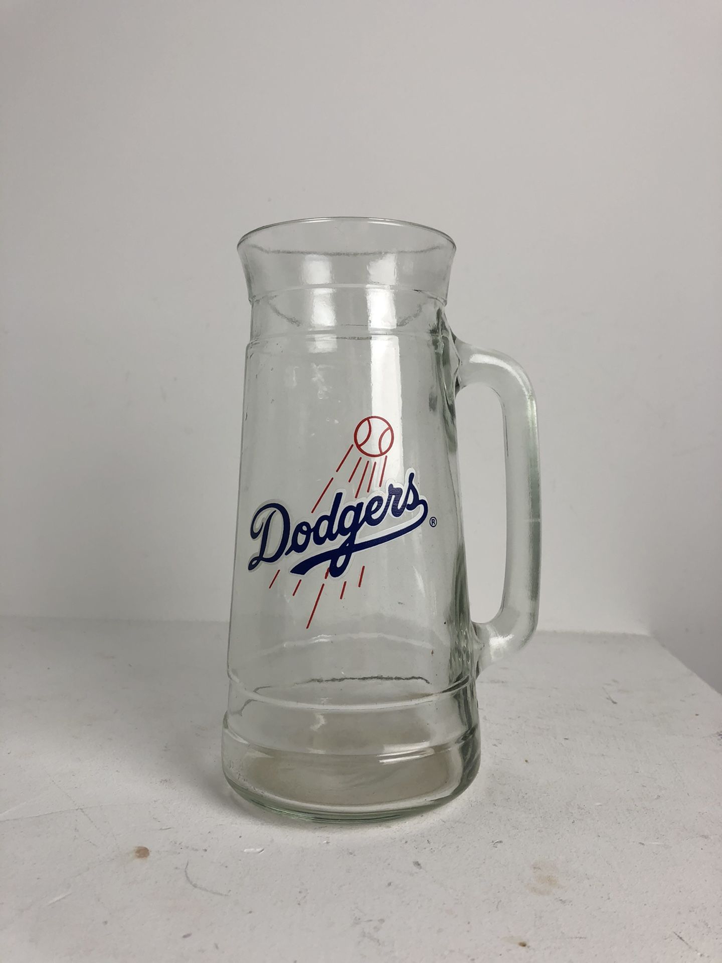 Collectible dodgers pint glass mug