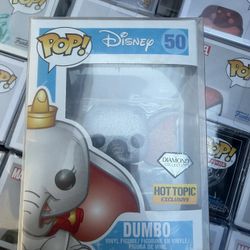 Funko Pop! Disney Dumbo Diamond Collection 50 Hot Topic Exclusive 