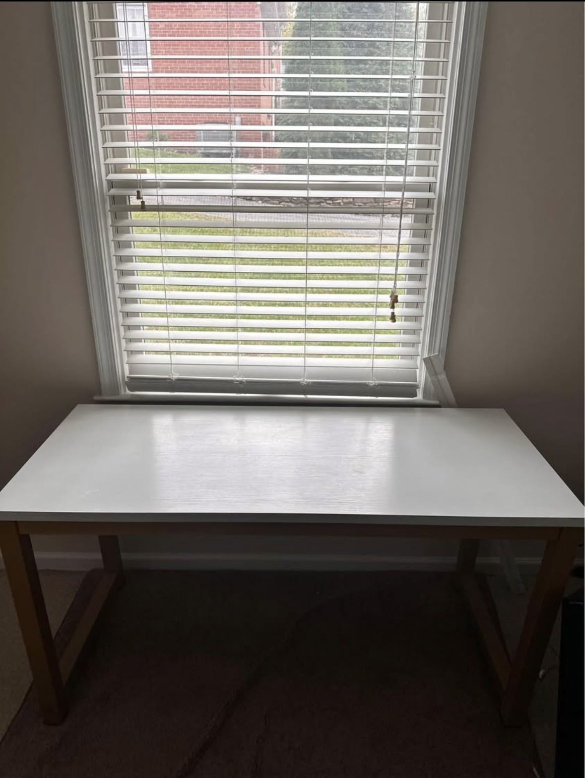 Gold/White desk