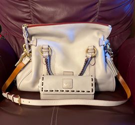 Dooney & Burke Florentine Satchel + Wallet & Dustbag