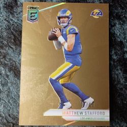 2024 Matthew Stafford Donruss Elite Football Gold 0710