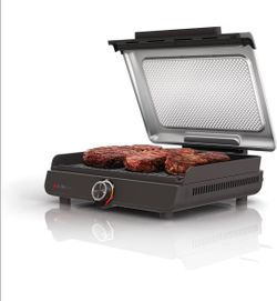 Ninja GR100 Sizzle Smokeless Indoor Grill with Nonstick Grill Plate