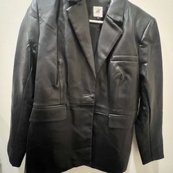 Cabi vegan leather jacket new