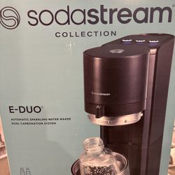 Brand New SodaStream E-DUO Sparkling Water Maker - Factory Sealed