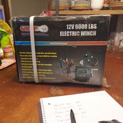 12V 6000lbs Electric Winch 
