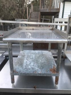 Stainless steel equipment stand