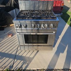 Jenair 36 Inch Stainless Gas Stove