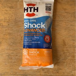 HTH POOL CARE SHOCK ADVANCED TREATMENT  1 POUND BAG