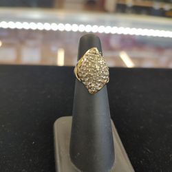 10k 3.40g Diamond Ring,Size 3
