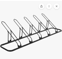 Tuohours 5-Bike Floor Parking Rack
