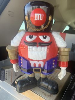Vintage M&M M&Ms Candy Dispenser FOOTBALL PLAYER 1995 Red Mars