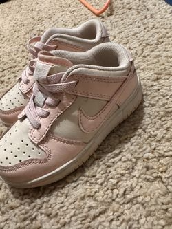 Light Pink Toddler Dunks 8C