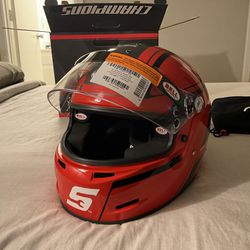 Custom Snap-On Bell Motorcycle Helmet