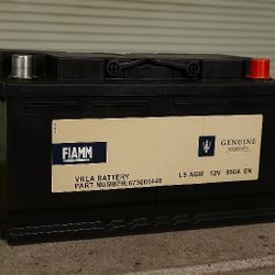 Genuine Maserati FIAMM AGM Battery (12V 95Ah)