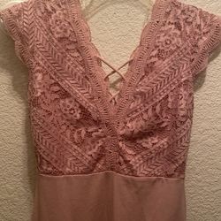 Pink Lace dress