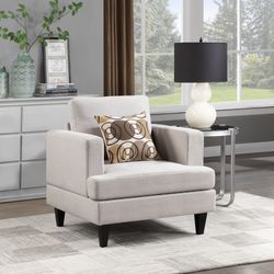 Leisure Space - Huntington Chair (Beige)