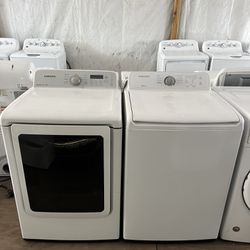 Samsung Washer&dryer Large Capacity Set 60 day warranty/ Located at:📍5415 Carmack Rd Tampa Fl 33610📍 