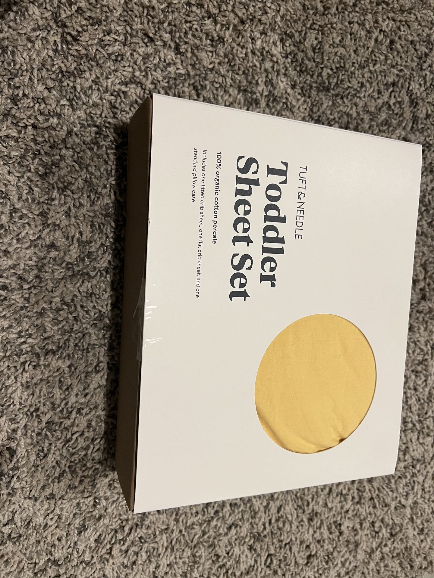 💛 NEW Tuft & Needle Organic Cotton Toddler Sheet Set