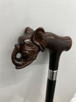 Elephant Cane (hand Made In Italy)