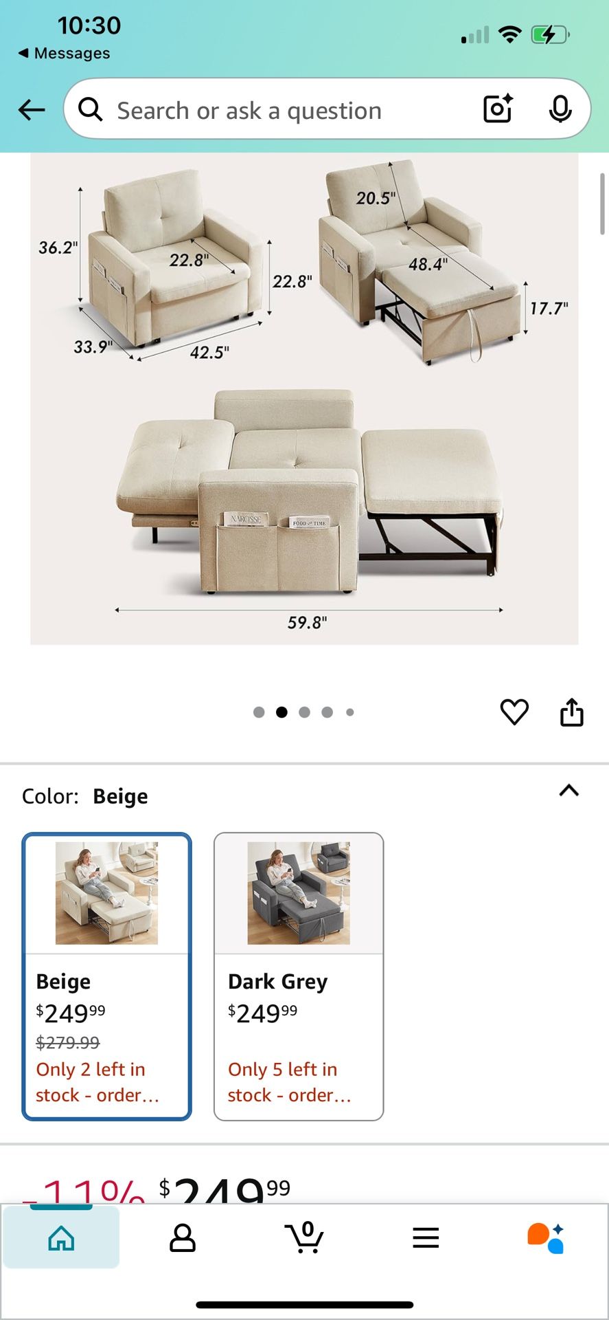 Sleeper Chair