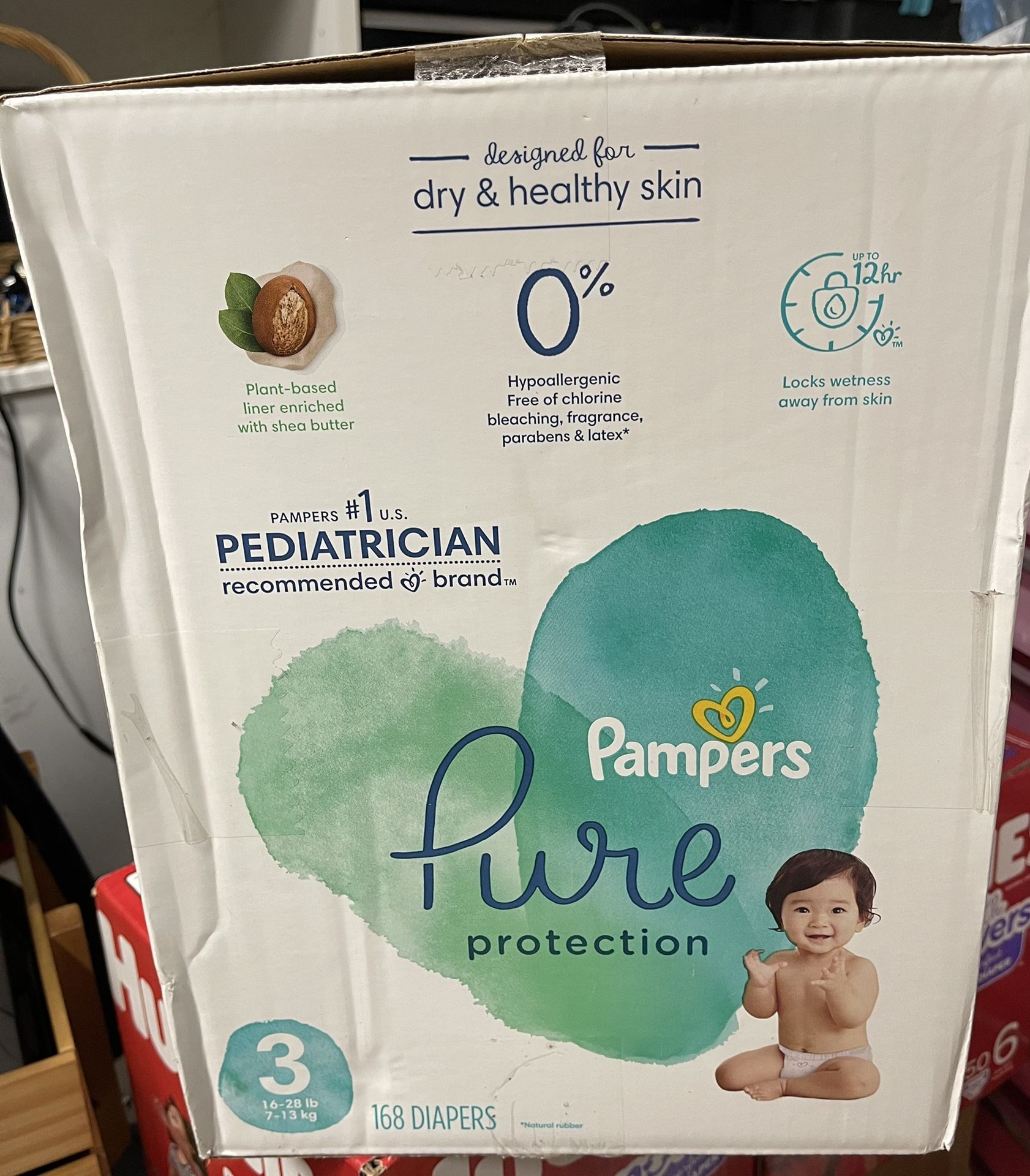 Pampers Pure Diapers Size 3