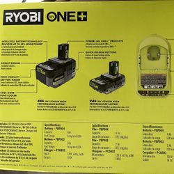 Ryobi One+ 18V High Performance Starter Pack NEW IN BOX | Free 2nd Charger