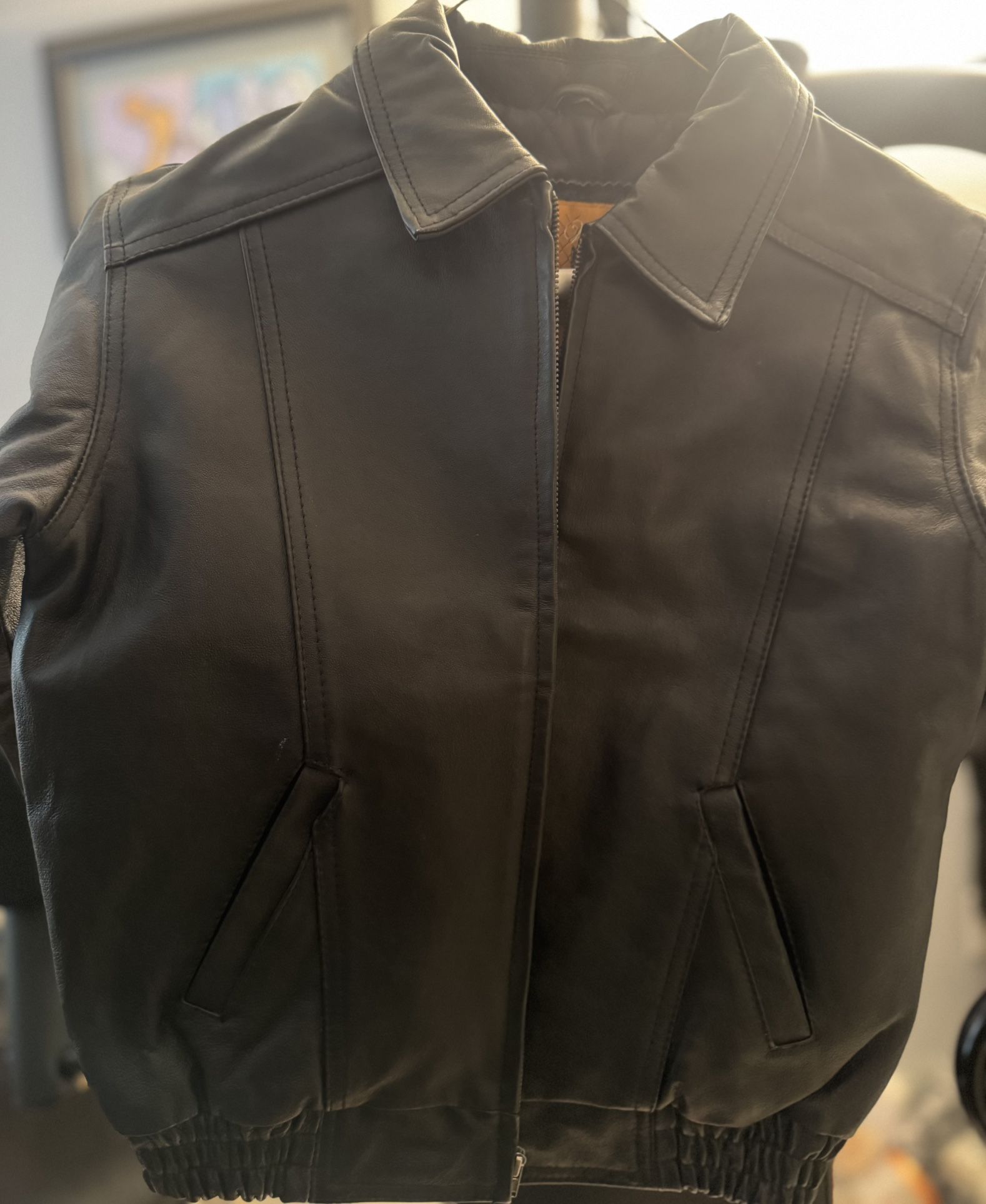 Kids Small Leather Jacket