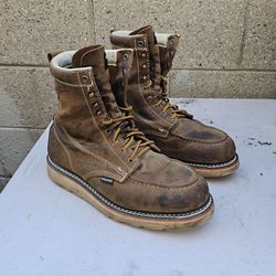 Size 10 W Mens Work Boots Soft Toe