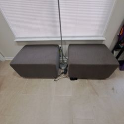 Two Nice Living Room Sitting Stools 