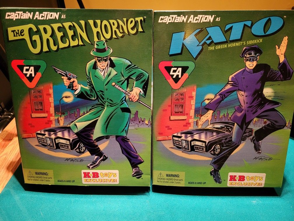 GREEN HORNET & KATO COLLECTOR FIGURES