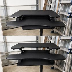 Adjustable Standing Desk Converter – Sit/Stand Workstation