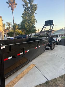 16ft roll off dumpster bin