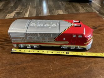 Lionel Santa Fe, Locomotive, Train, Collectible, Cookie Jar