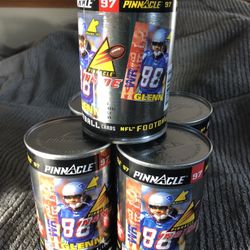 Huge Lot Vintage Pinnacle NFL Cans