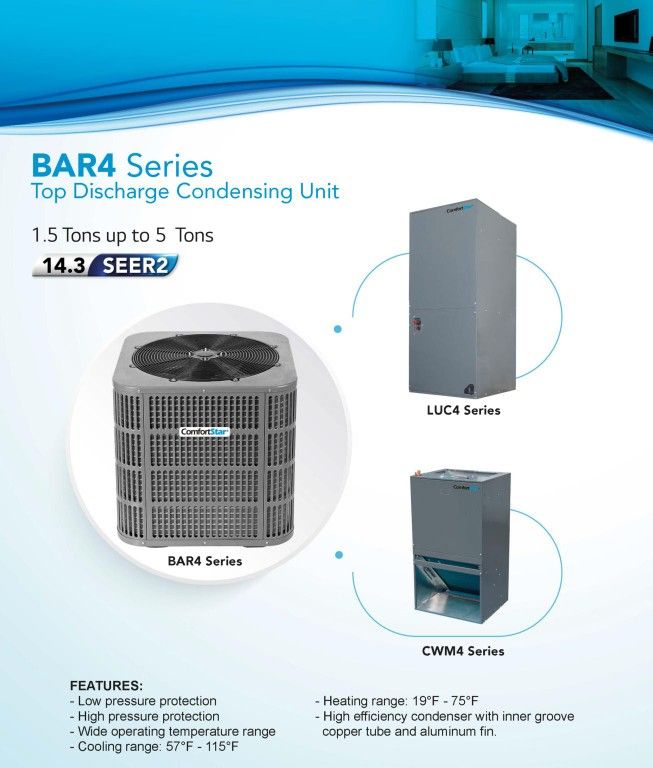 ComfortStar Air Conditioner Central Unit | 2 Ton - 5 Ton