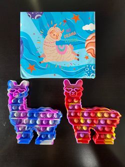 2-Pack LlAMA Pop It Toys