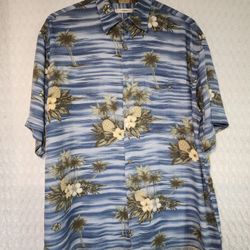 Vintage Campia Moda Mens L Hawaiian Shirt 